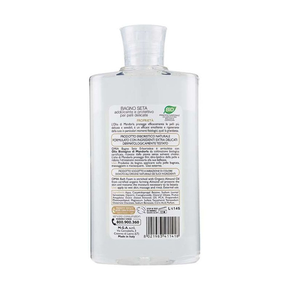 Omia Ecobiologico Olio Mandorla Bagno 400 ml, , large
