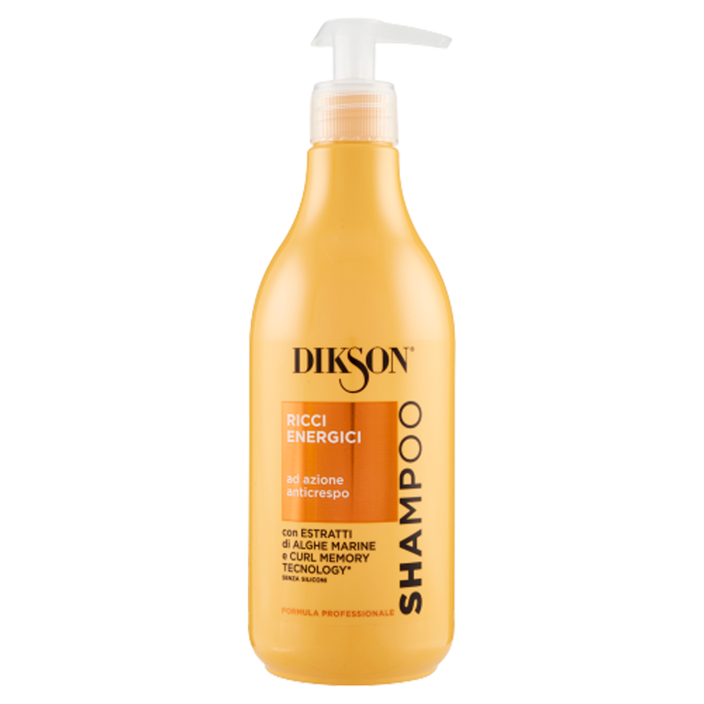 Shampoo e Maschera ricci energici ad azione anticrespo alghe marine 500ml Dikson - Immagine 5