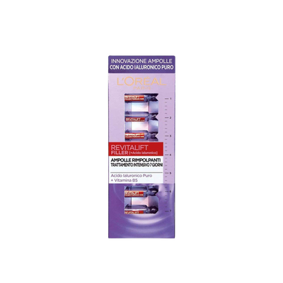 L'Or&eacute;al Revitalift Filler Ampolle Rimpolpanti con Acido Ialuronico