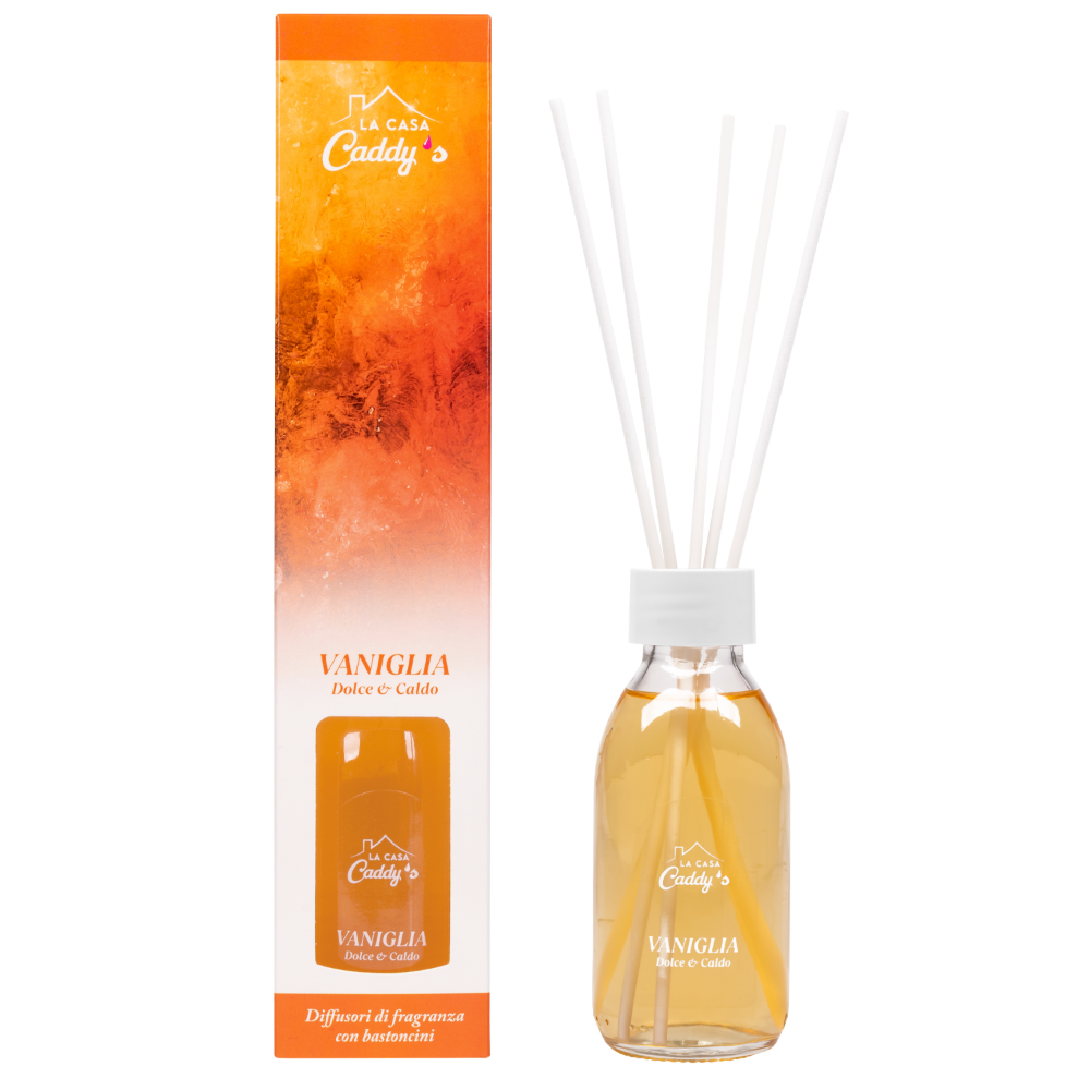 Caddy's Diffusore a Bastoncini Vaniglia 125 ml - -