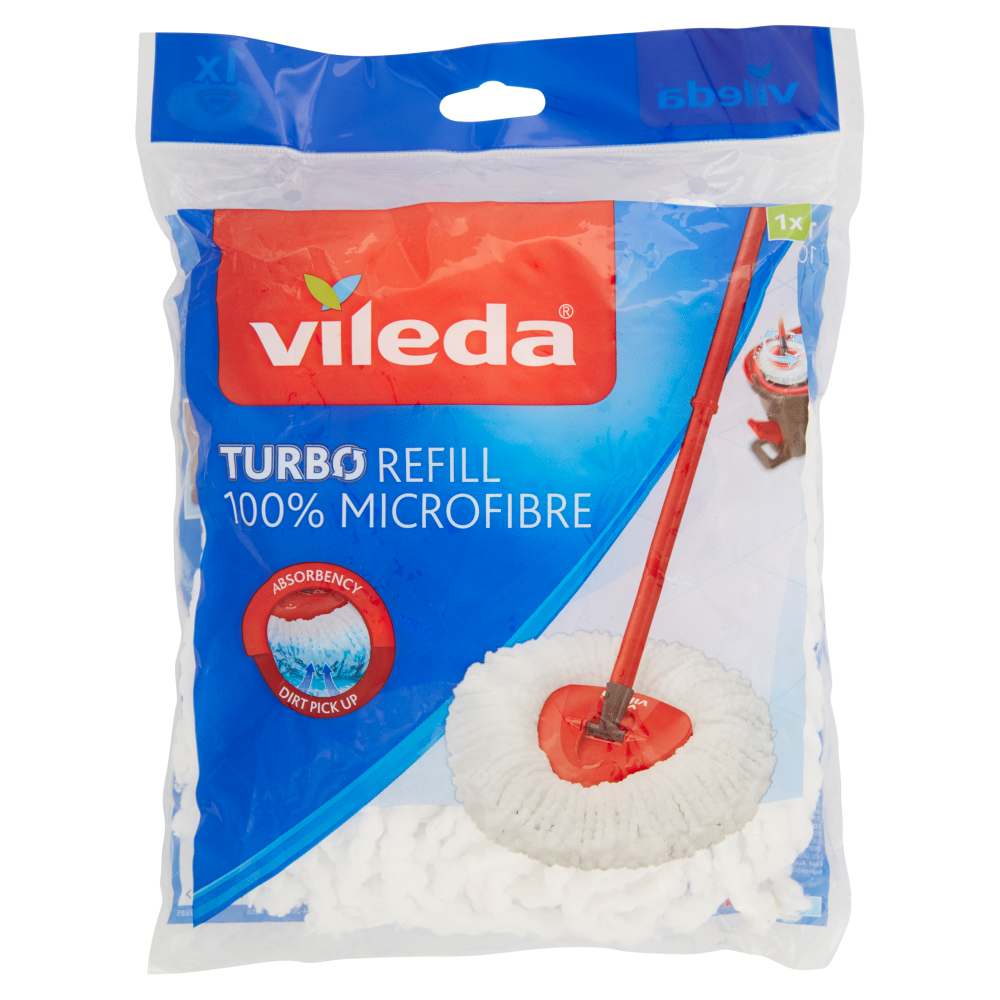 Vileda Turbo Refill 100% Microfibre, , large