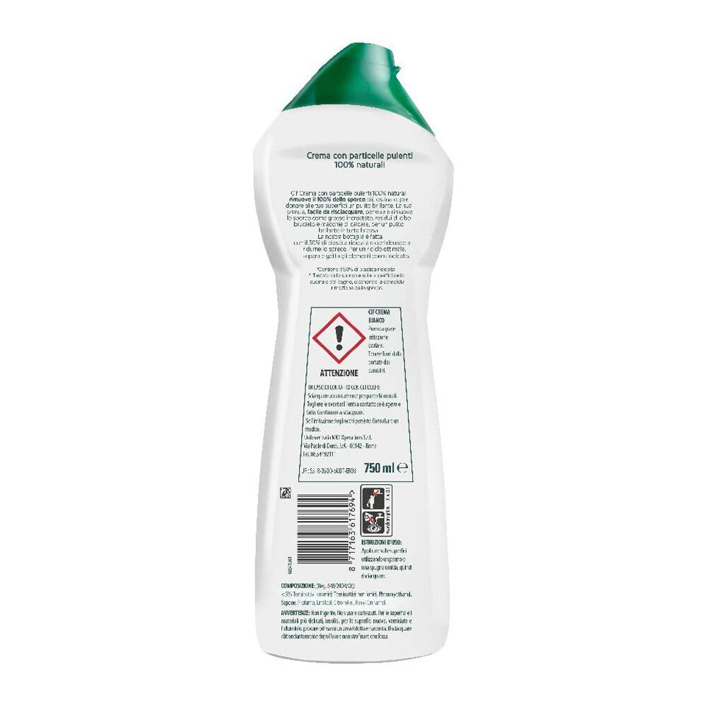 Cif Crema Con Particelle 100% Naturali 750 ml, , large