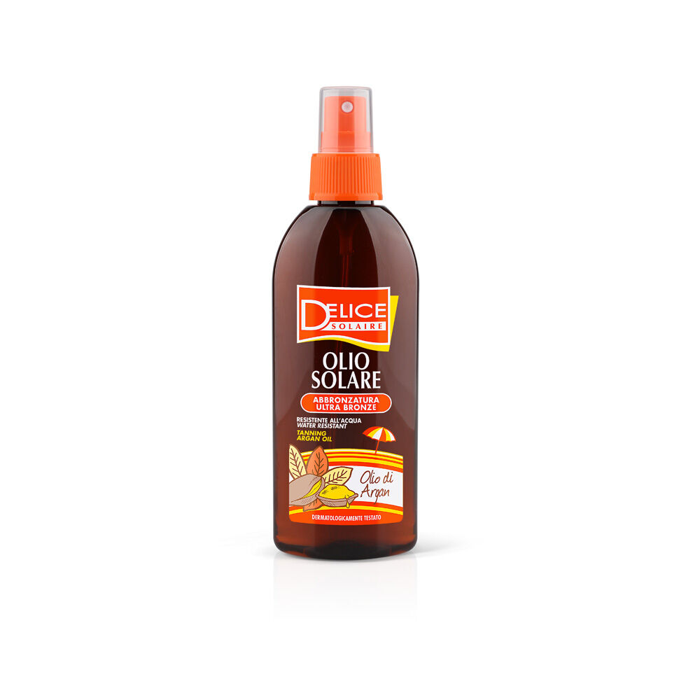 Delice Solaire Olio Solare Abbronzatura Ultra Bronze Olio di Argan 150 ml - -