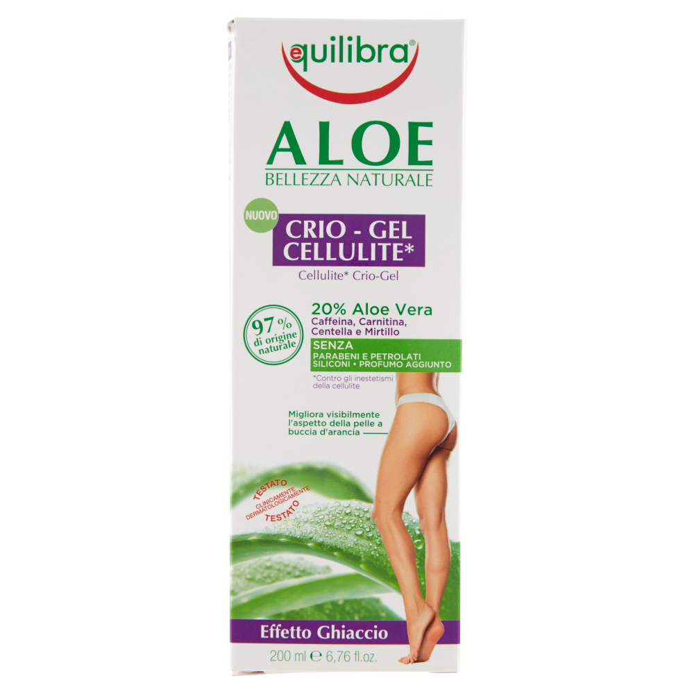 Equilibra Aloe Crio Gel Anticellulite 200 ml, , large