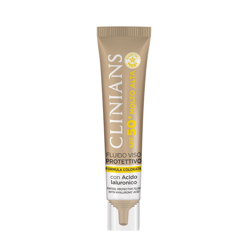 Clinians Fluido Viso Protettivo Colorato SPF 50+ 40ml, , large