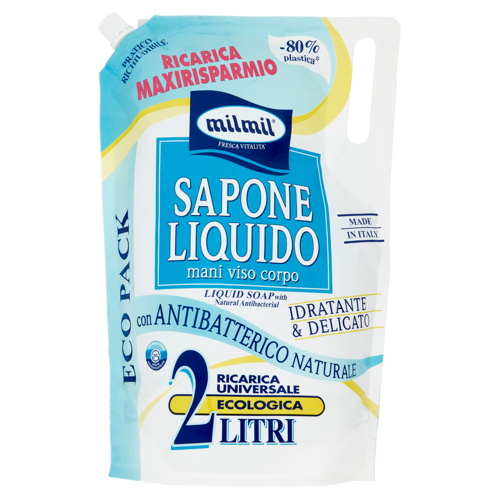 Mil Mil Ricarica Sapone Liquido 2000 ml, , large
