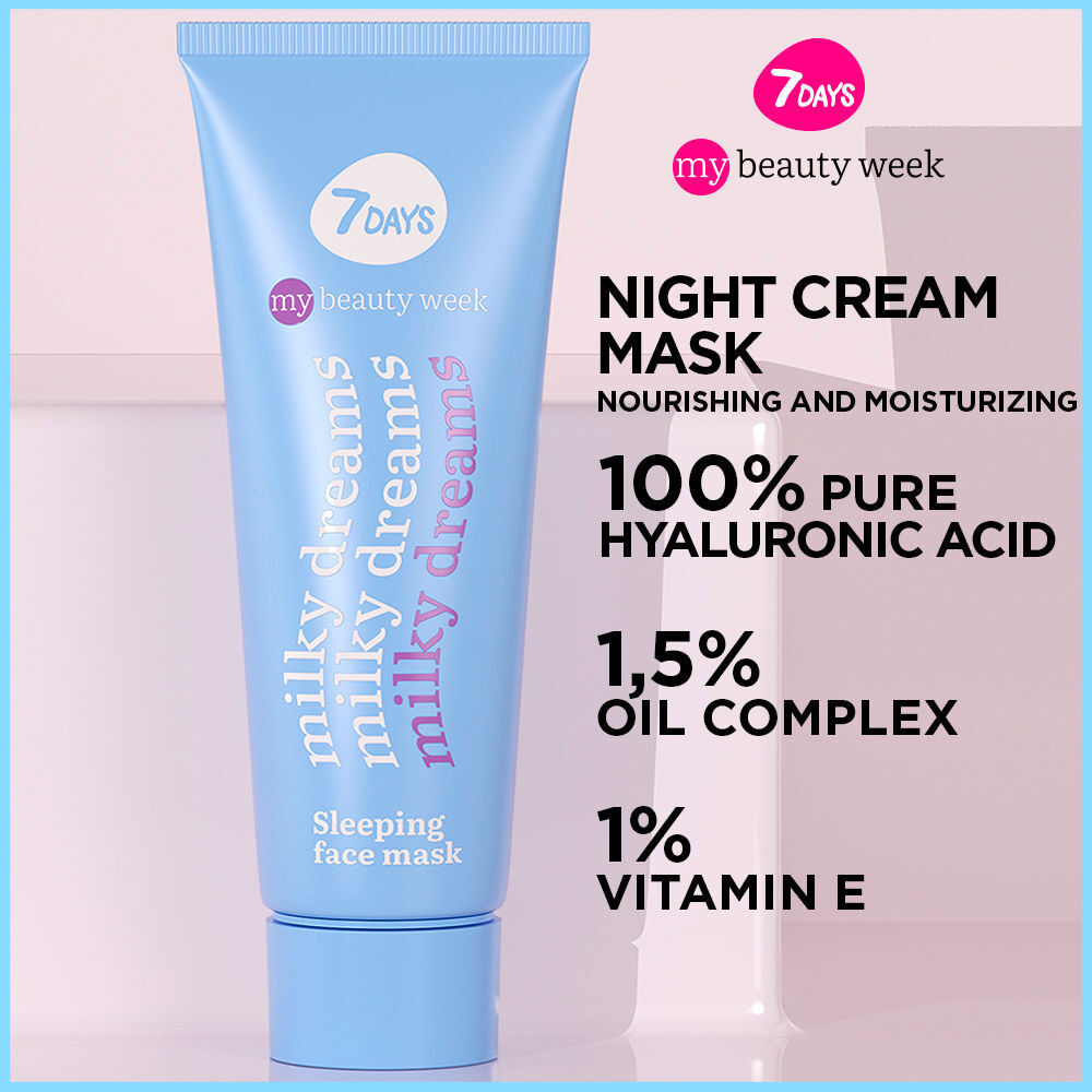 7Days Maschera Viso Notte Milky Dreams 80 ml, , large