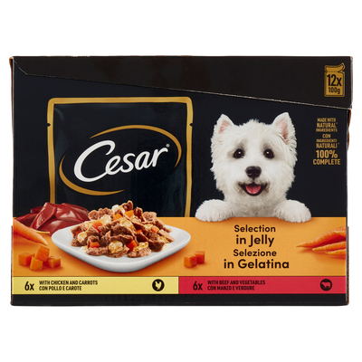 Cesar Selezione in gelatina 12 x 100 g