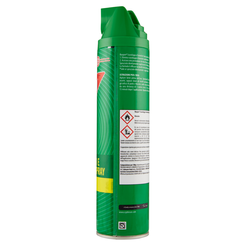 Baygon Scarafaggi e Formiche Spray Insetticida, Azione Rapida, Protezione a Lunga Durata, 400 ml, , large