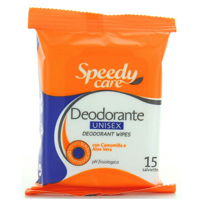 Speedy Care Salviette Deodoranti Unisex 15 pezzi