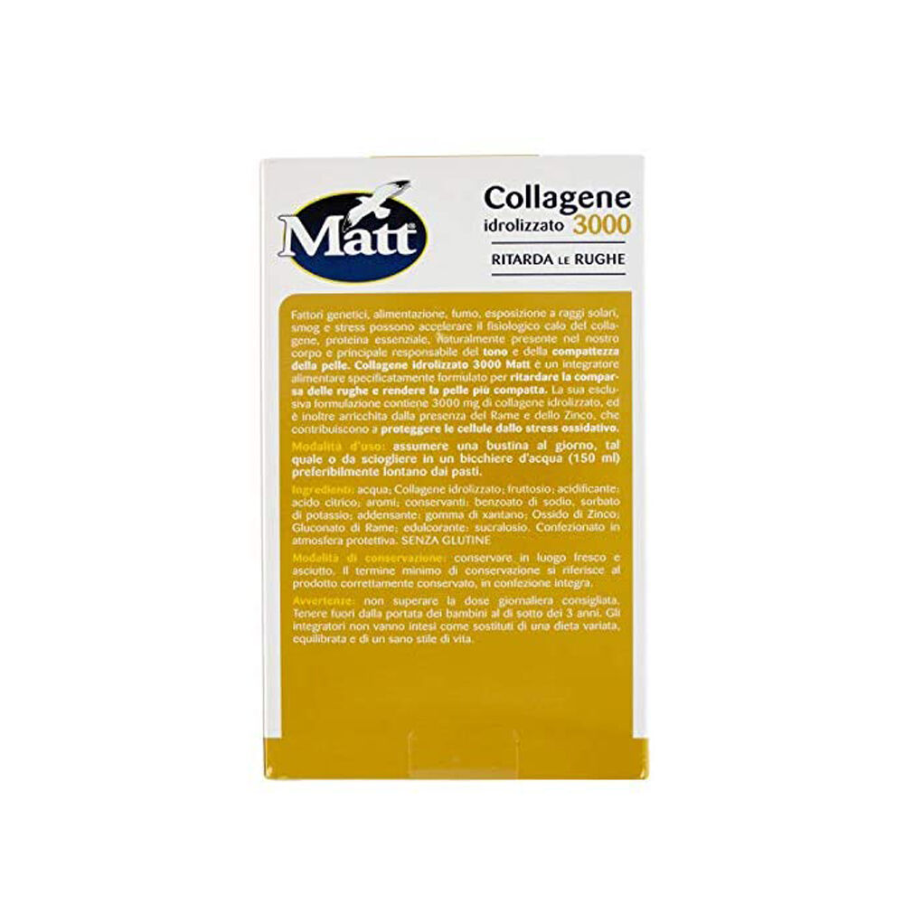 Matt Collagene Idrolizzato 3000 10 Bustine, , large