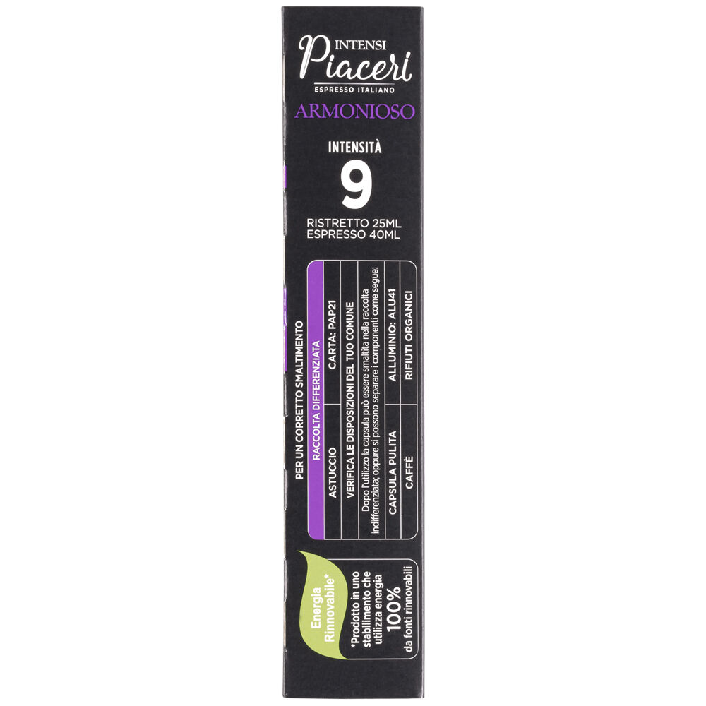 Intensi Piaceri Caff&eacute; Armonioso Intensit&agrave; 9 10 Capsule, , large