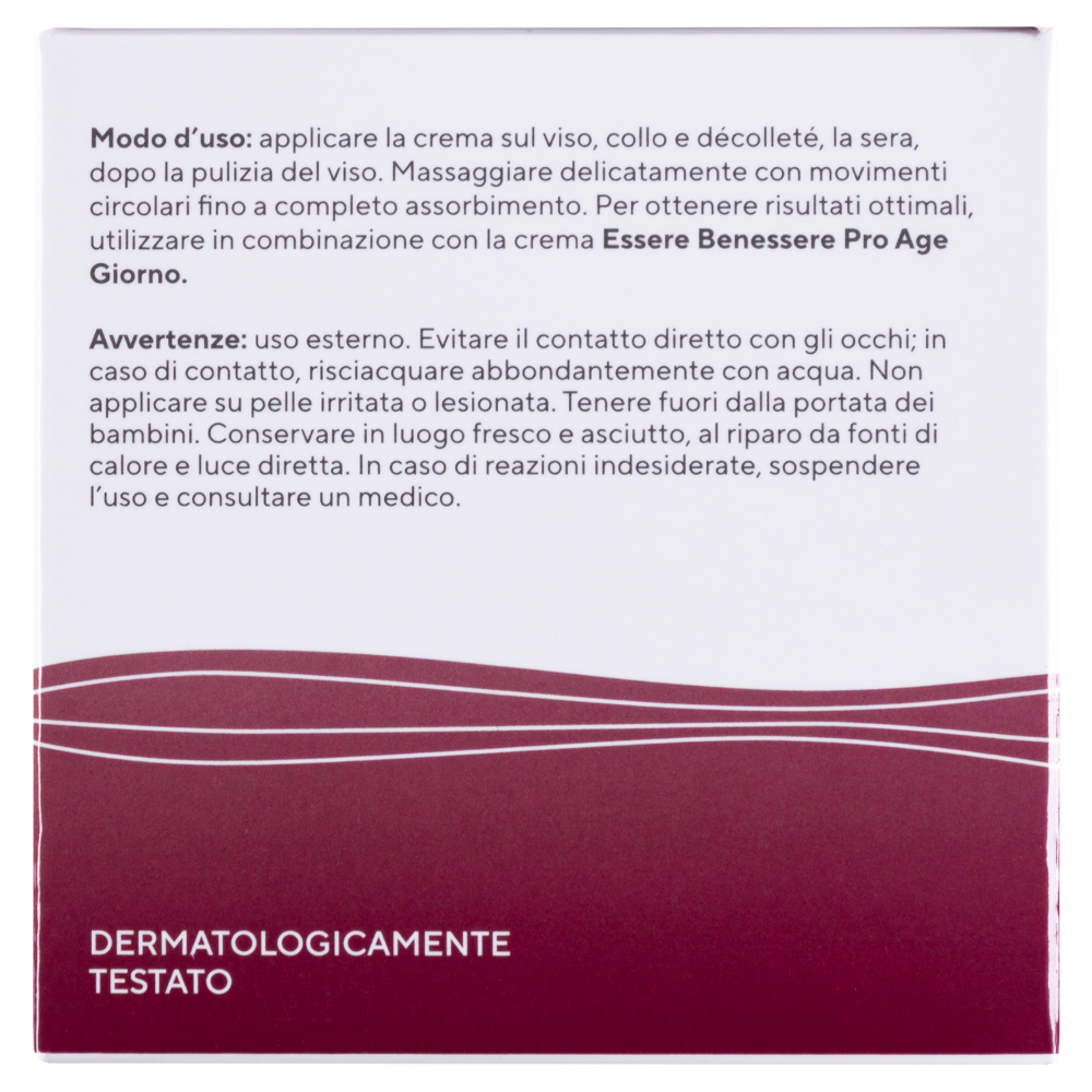 Essere Benessere Crema Viso Pro Age Notte 50 ml, , large