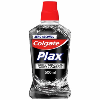 Colgate Collutorio Sbiancante Carbone Plax White & Charcoal 500 ml