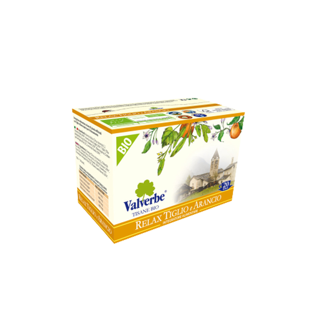 Valverbe Tisana Relax Tiglio e Arancio, , large