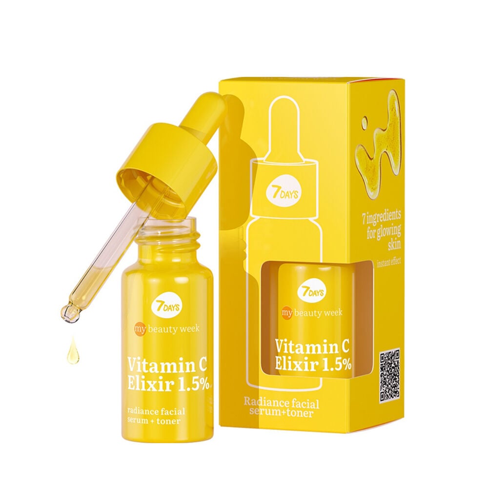 7DAYS Siero-Tonico Viso Elixir Illuminante alla Vitamina C 20 ml	, , large
