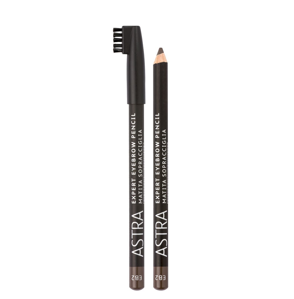 Giufra Srl Astra - Expert Eye Brow Pencil - Matita Sopracciglia Con Pettinino N. Eb2 Dark Brown - Immagine 8