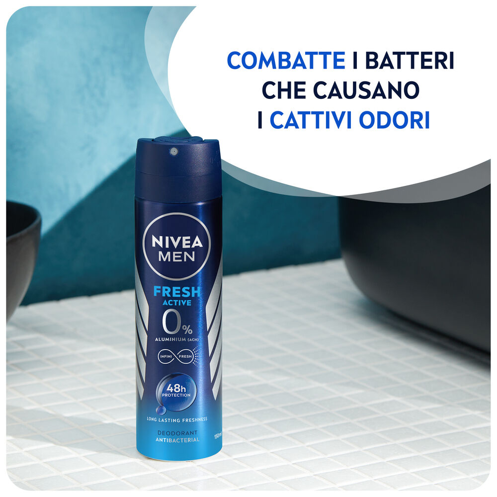 Nivea Men Fresh Active Deodorant 150 ml, , large