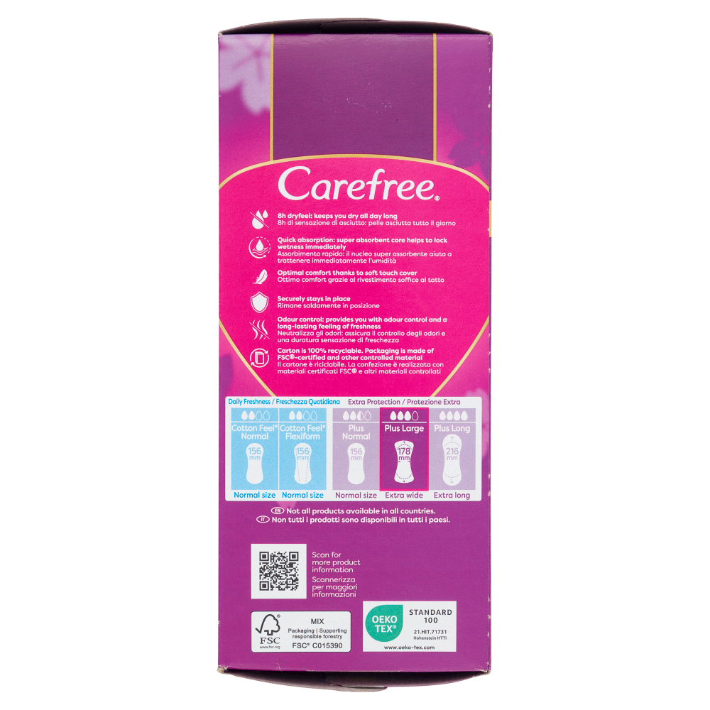 Carefree Salvaslip Plus L 20 Pezzi, , large
