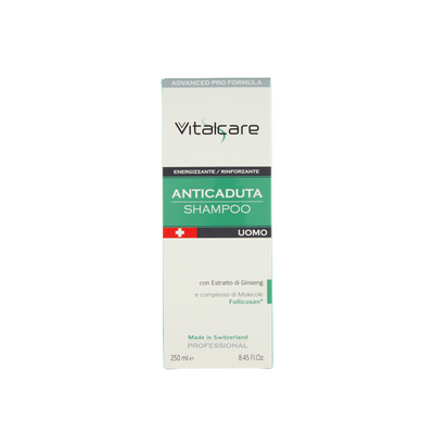 Vitalcare Professional Anticaduta Shampoo Uomo Energizzante Rinforzante 250 ml