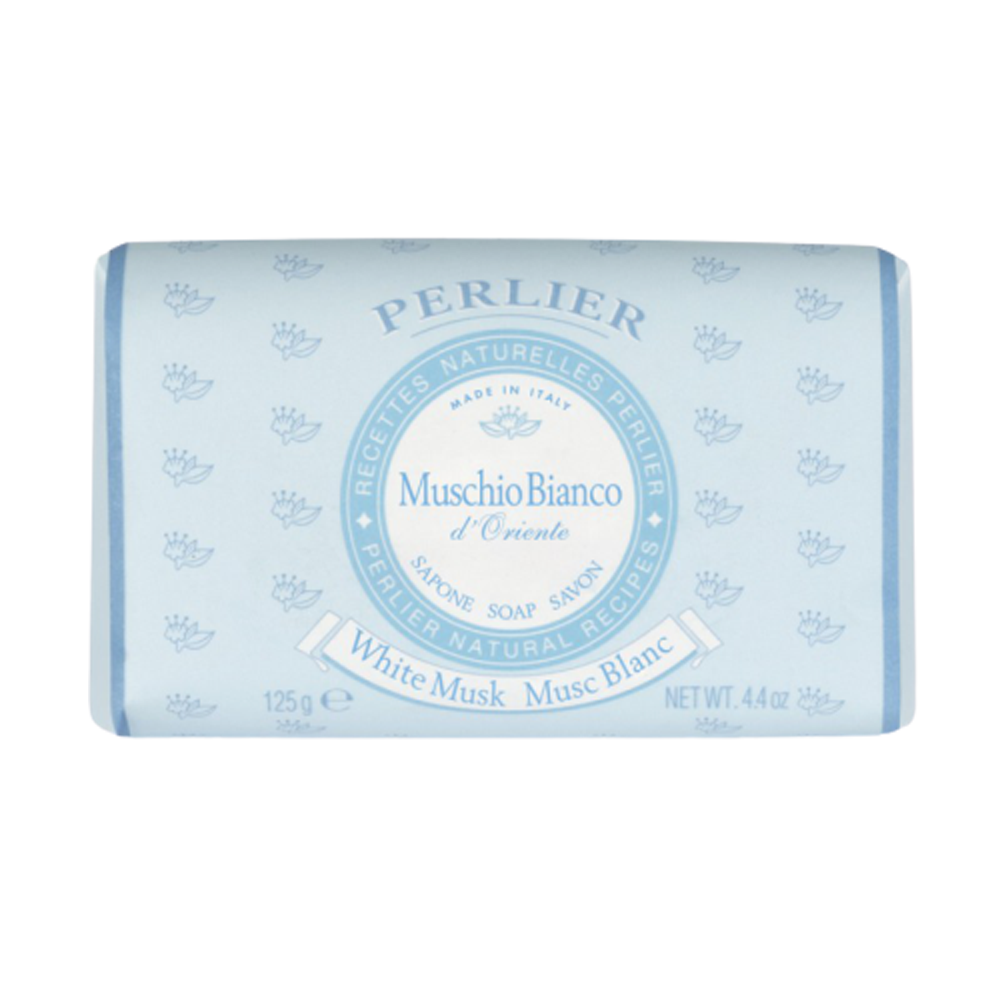 Perlier Muschio Bianco Sapone 125 g, , large