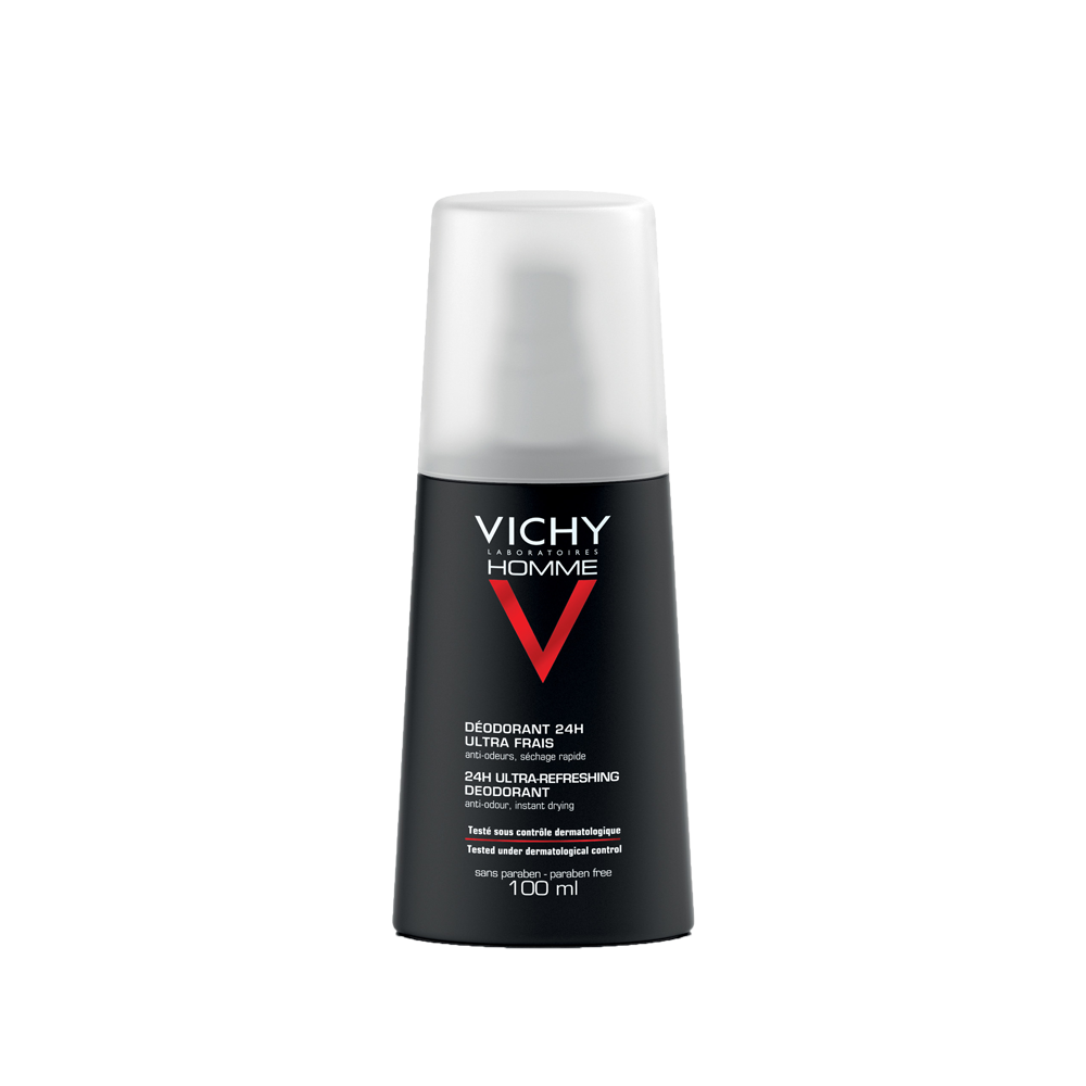 Vichy Homme Deodorante Spray 100 ml, , large
