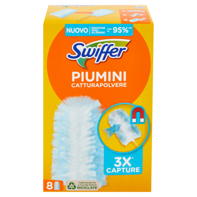 Swiffer Duster Cattura Polvere - Ricarica 8 Piumini