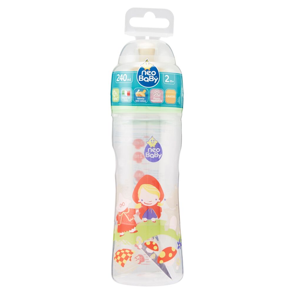 Neo Baby Biberon Largo 240ml 2m+, , large