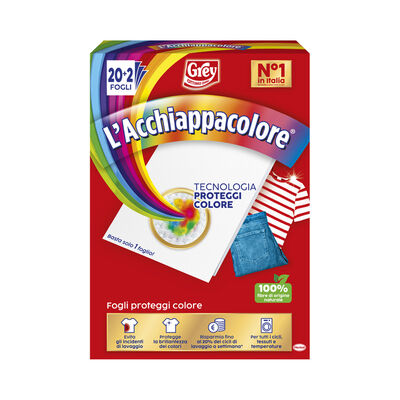 Grey L'Acchiappacolore Proteggi Colore 20+2 fogli	