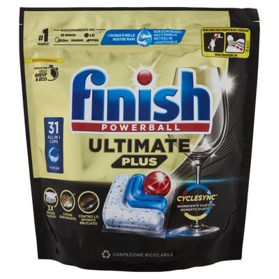 Finish Ultimate Plus Fresh pastiglie lavastoviglie 31 lavaggi