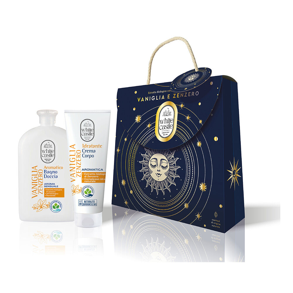 White Castle Cofanetto Vaniglia e Zenzero Bagnodoccia 400ml + Crema Corpo 200ml - -