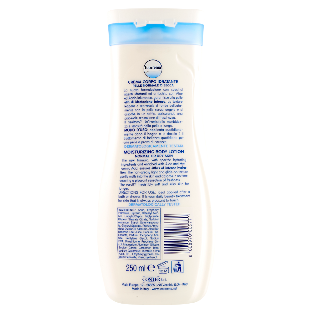 Leocrema Crema Corpo Idratante 250 ml, , large