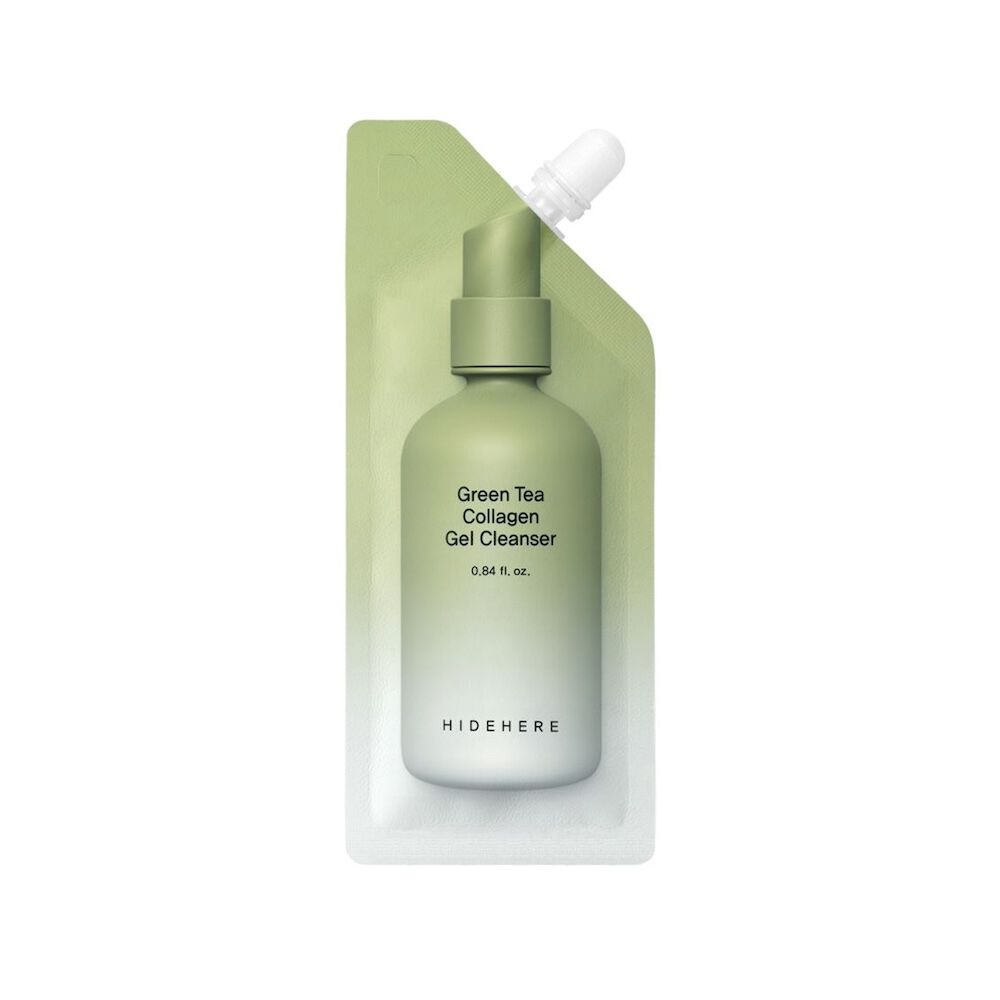 Hidehere Green Tea Collagen Gel Cleanser 25 ml - -