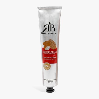 Royal Beauty Crema Mani con Olio di Mandorle 100ml,  Royal Beauty Crema Mani con Olio di Mandorle 100ml