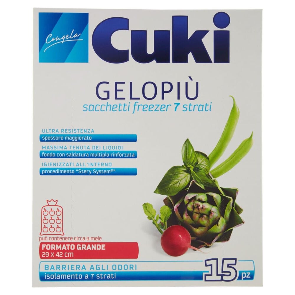 Cuki Gelopi&ugrave; 29x42 cm 15 Sacchetti, , large