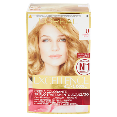 Excellence Crema Colorante Biondo Chiaro N.8