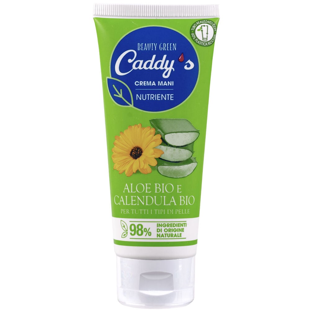 Caddy's Beauty Green Crema Mani Aloe e Calendula Bio 100 ml - -
