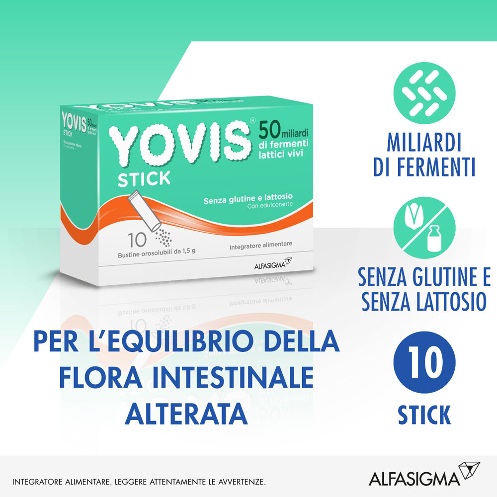 Yovis Stick Fermenti Lattici 10 Bustine - -