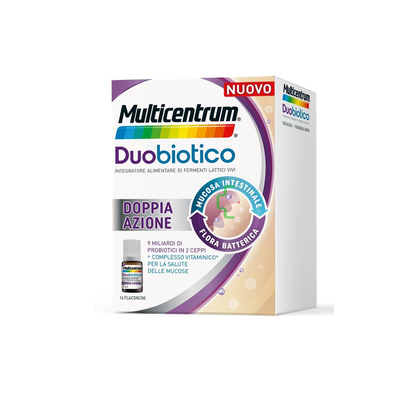 Multicentrum Duobiotico Integratore Alimentare 16 Fiale
