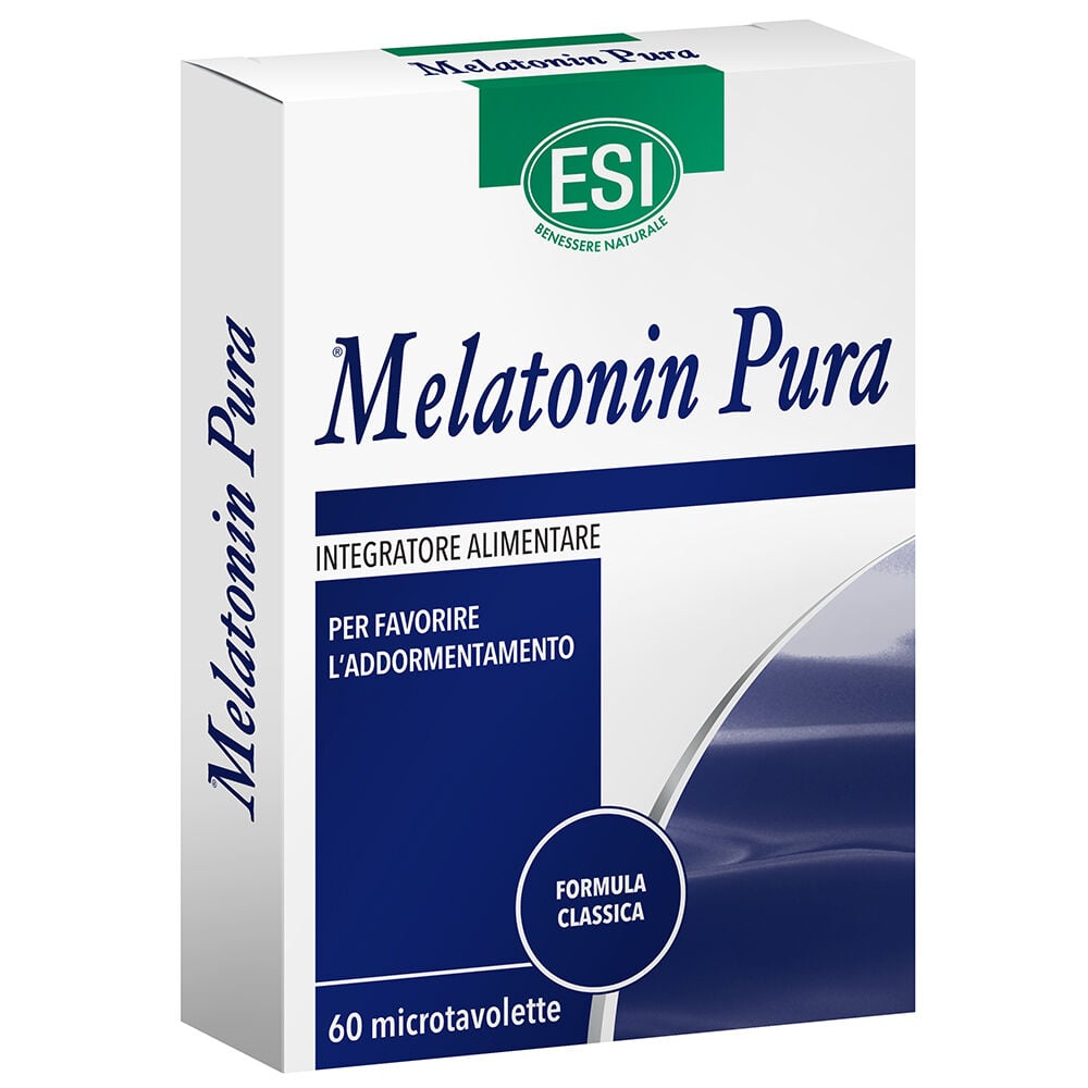 ESI Melatonin Pura Integratore Alimentare 60 Microtavolette - -