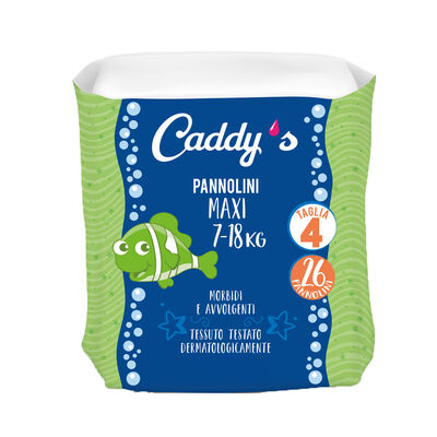 Caddy's Pannolini Maxi (7-18 Kg) 26 Pezzi