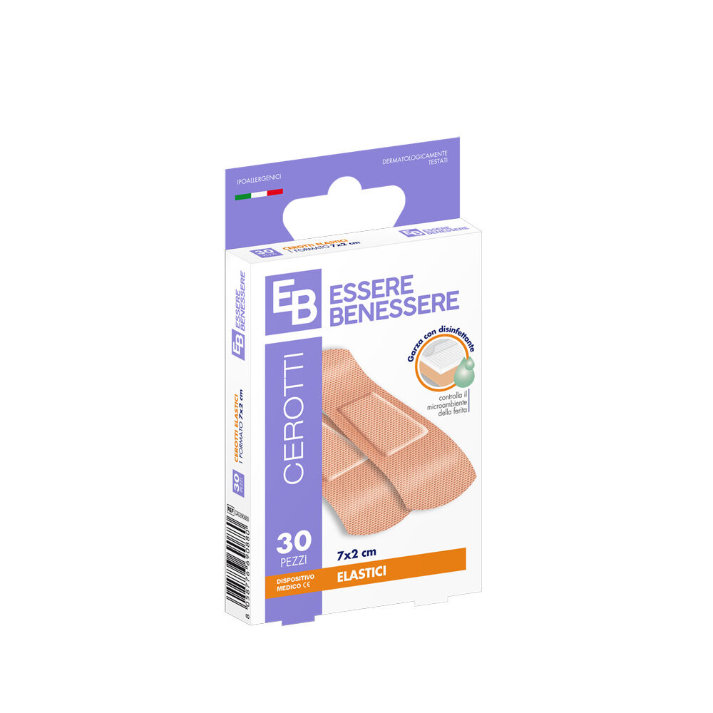 Essere Benessere Elastici 30 Cerotti - -