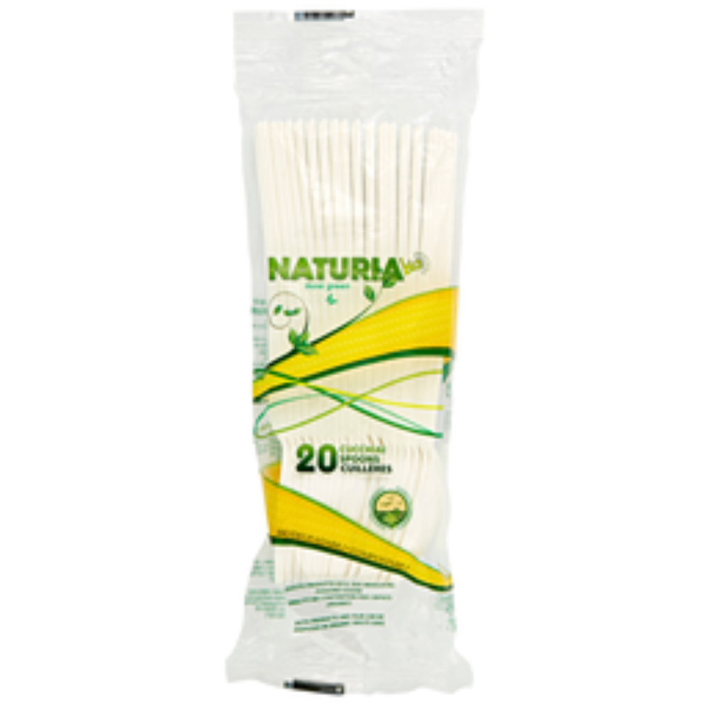 Aristea Naturia Bio Cucchiai Polimero 20 Pezzi , , large