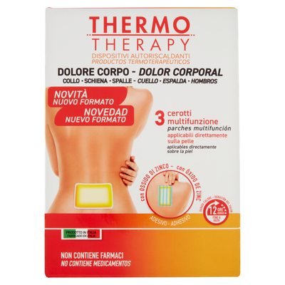 ThermoTherapy Cerotto Corpo 3 Pezzi