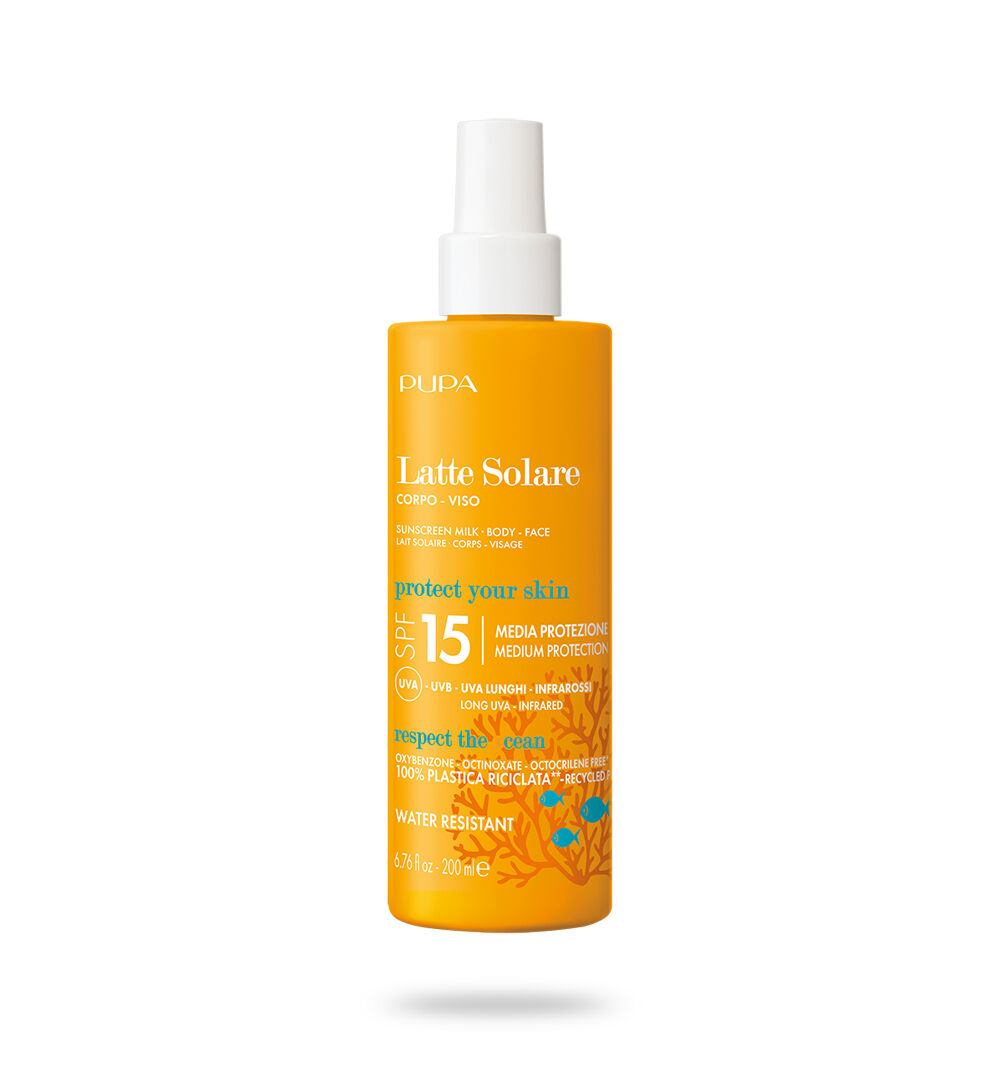 Pupa Latte Solare Spf 15 200 ml - -