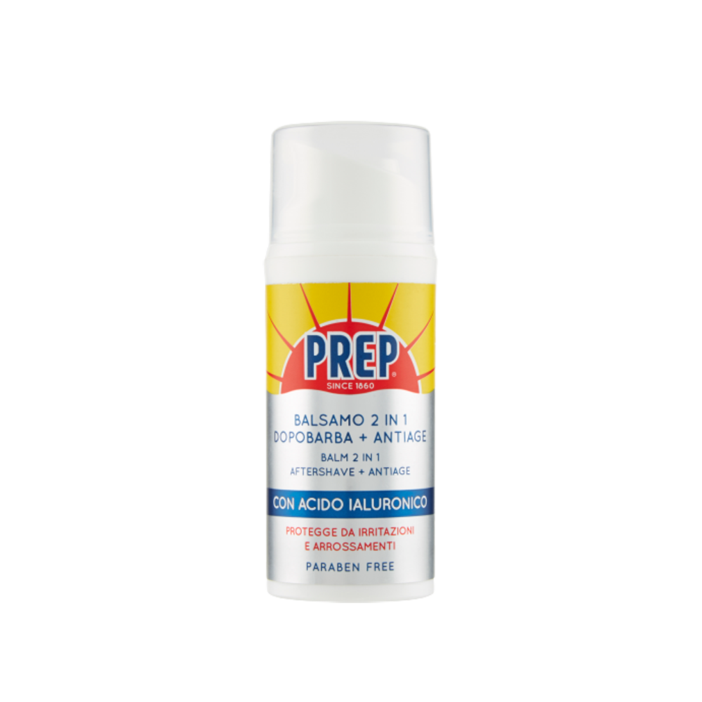 Prep Balsamo 2 in 1 Dopobarba + Antiage con Acido Ialuronico 80 ml, , large
