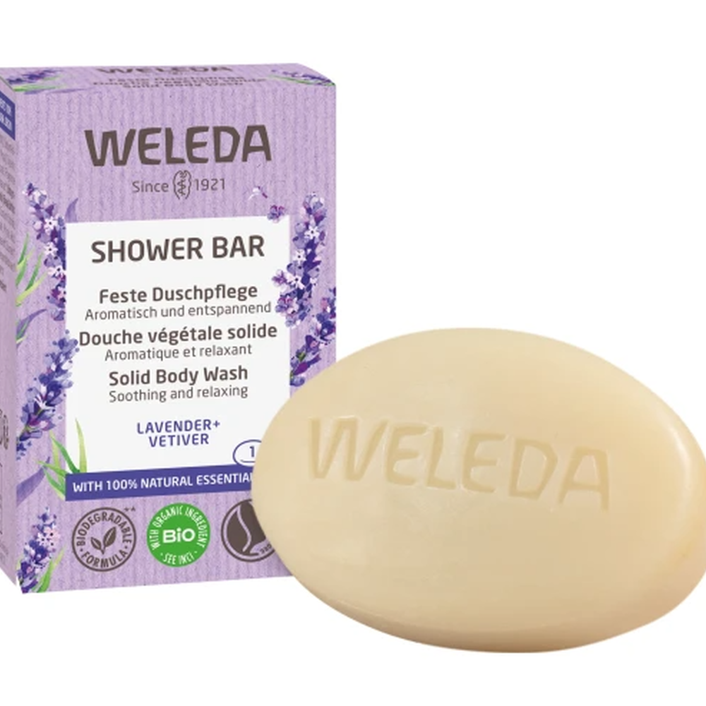 Weleda Bagnodoccia Solido Lavanda 75g, , large