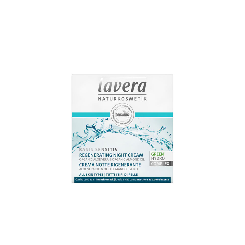 Lavera Basis Sensitiv Crema Notte Rigenerante 50 ml, , large