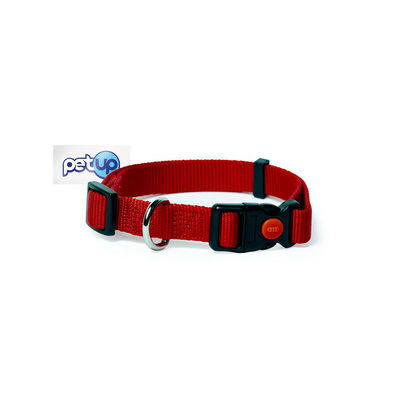 Petup Collare Nylon a Sgancio Rosso 15 mm