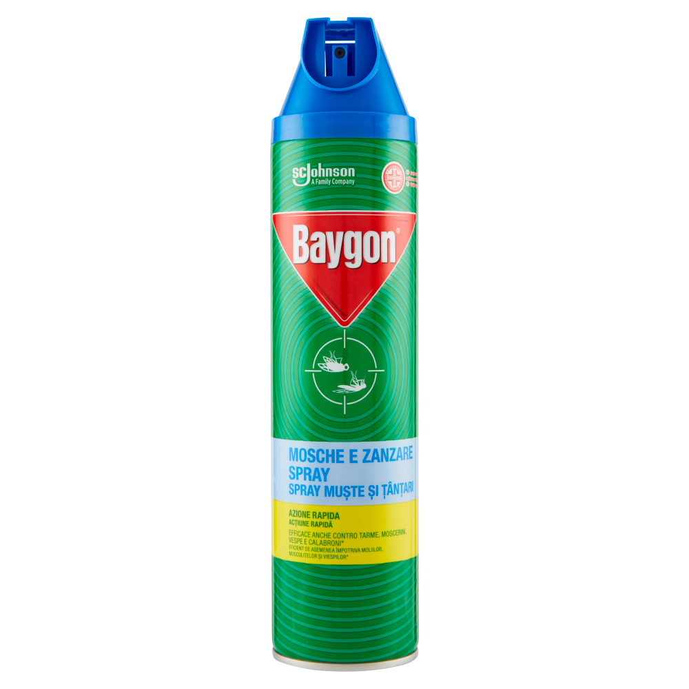 Baygon Mosche E Zanzare Spray 400 Ml - --image